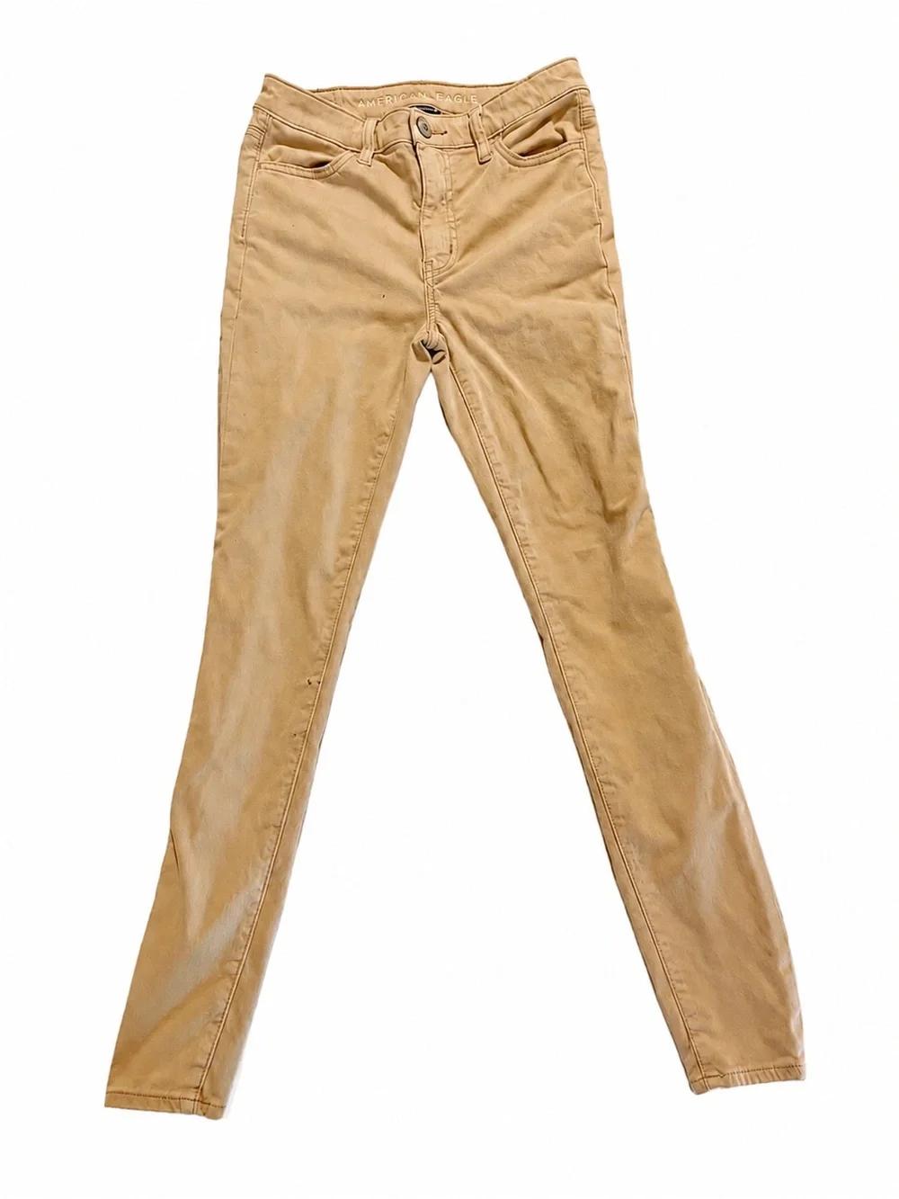 American Eagle Outfitters Women’s Tan Skinny Khaki Pants